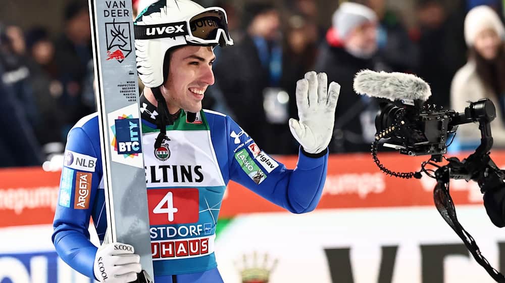 Timi Zajc wurde disqualifiziert. / Foto: Daniel Karmann/dpa