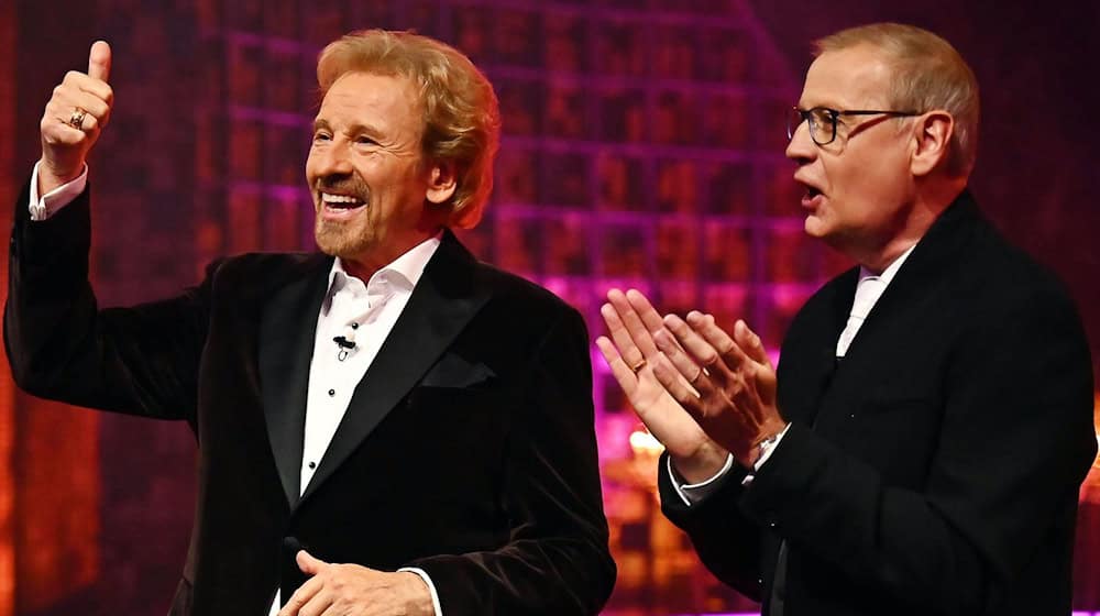 Thomas Gottschalk verabschiedet sich vom TV-Bildschirm am Samstagabend. (Handout) / Foto: Julia Feldhagen/RTL/dpa