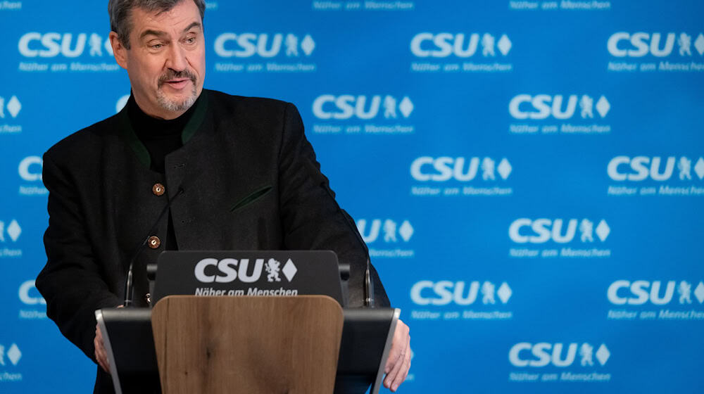 CSU-Chef Markus Söder sieht höhere Krankenkassenbeiträge skeptisch. / Foto: Sven Hoppe/dpa