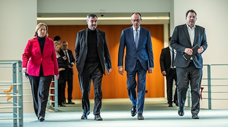 Markus Söder sieht die Koalition auf einem guten Weg. / Foto: Michael Kappeler/dpa