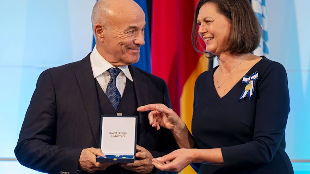 Bayerischer Verfassungsorden für Heiner Lauterbach. / Foto: Peter Kneffel/dpa