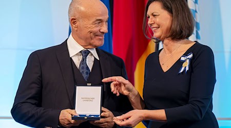 Bayerischer Verfassungsorden für Heiner Lauterbach. / Foto: Peter Kneffel/dpa