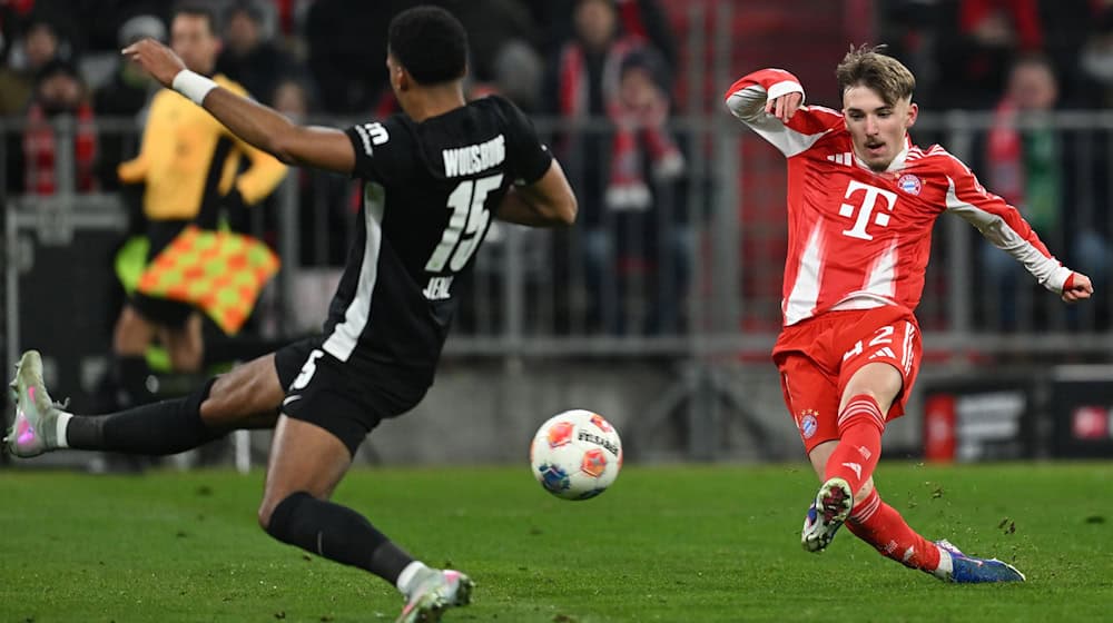 Sorgte mit seiner Schwärmerei für Real Madrid für Wirbel: Bayern-Jungstar Lennart Karl. / Foto: Sven Hoppe/dpa