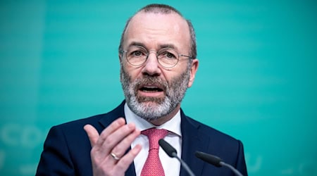  Aus der Sicht von CSU-Vize Manfred Weber sollte man nach der nächsten Europawahl im Jahr 2029 das Amt der Kommissionspräsidentin zusammenführen mit dem Ratspräsidenten. (Archivbild) / Foto: Michael Kappeler/dpa