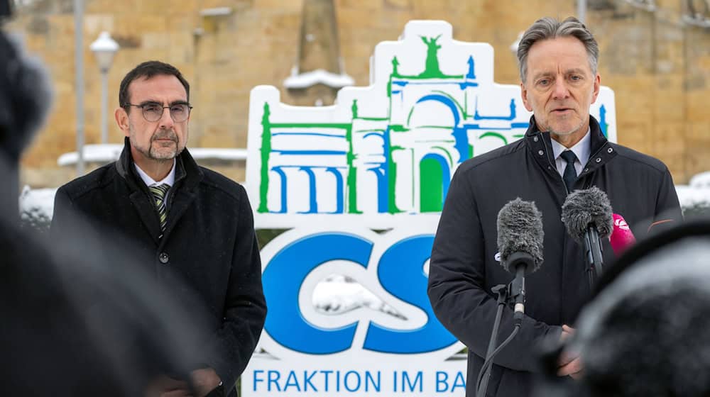 Wollen mehr Befugnisse für Ermittler: der CSU-Fraktionschef (l) und der BKA-Präsident. / Foto: Pia Bayer/dpa