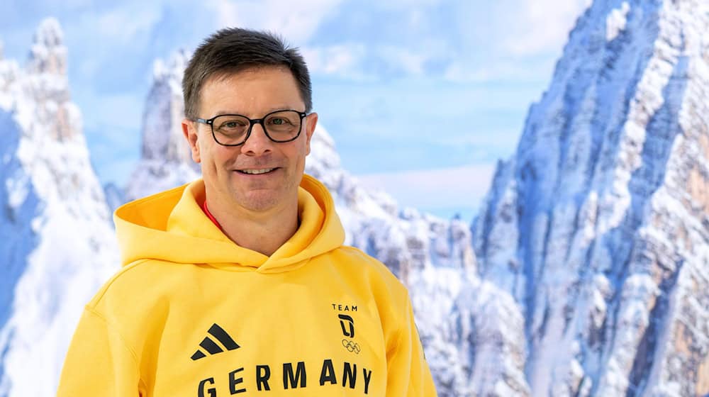 DOSB-Vorstand Olaf Tabor präsentierte das deutsche Olympia-Team. / Foto: Peter Kneffel/dpa