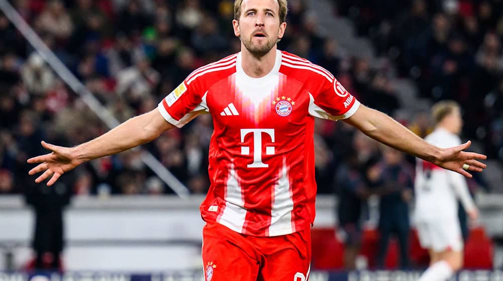 Harry Kane ist der Offensivgarant des FC Bayern - bleibt er über 2027 hinaus? (Archivbild) / Foto: Tom Weller/dpa