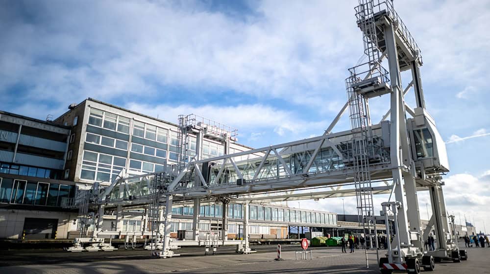 Die Bundespolizei nahm einen gesuchten Arbeiter im Kreuzfahrtterminal fest. (Archivbild) / Foto: Sina Schuldt/dpa