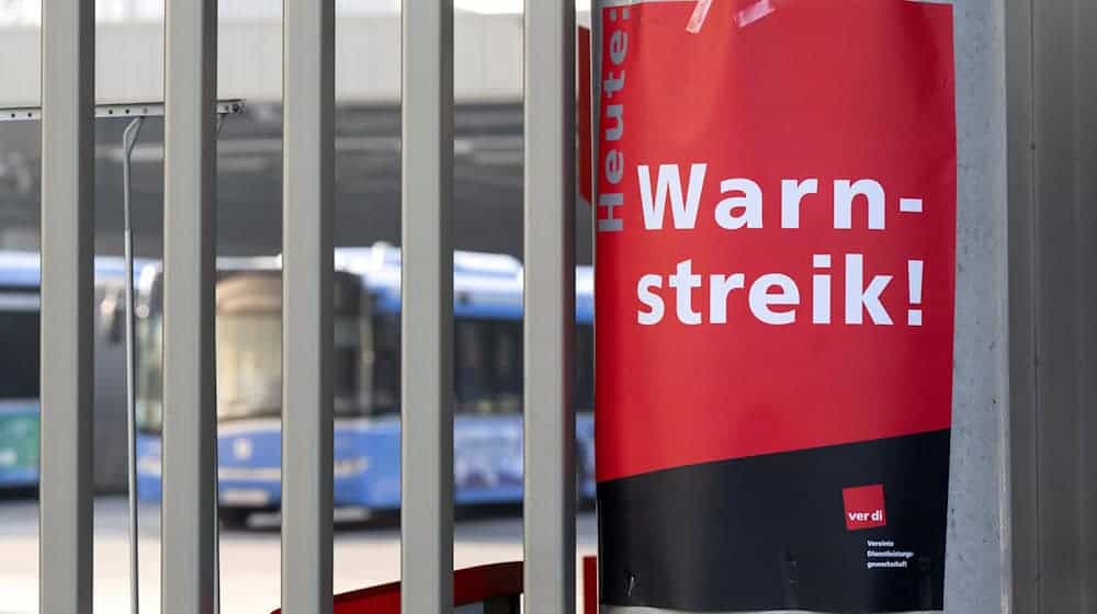 Auch bei den Verhandlungen 2023 entschied sich Verdi für Warnstreiks in Bayern. (Archivbild) / Foto: Sven Hoppe/dpa