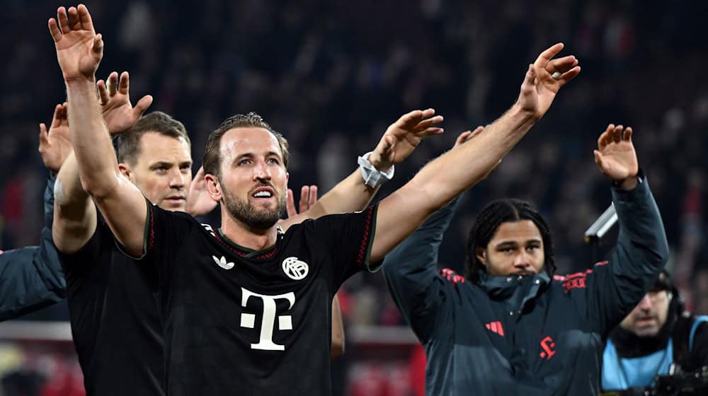 Glänzt auch als Passgeber: Bayern-Torjäger Kane. (Archivbild) / Foto: Federico Gambarini/dpa