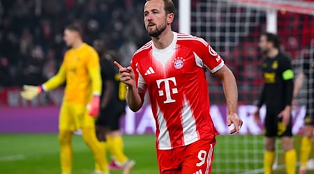 Für jedes Tor ein Schnitzel: Harry Kane spricht über eine leckere Lieferung. / Foto: Sven Hoppe/dpa