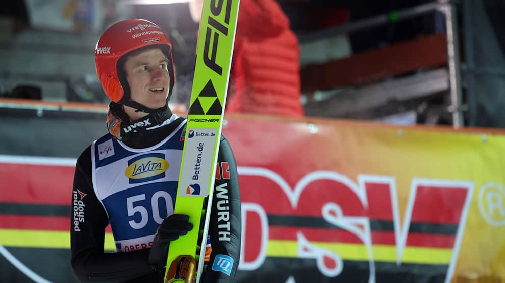 Karl Geiger ist in Oberstdorf dabei. (Archivbild) / Foto: Karl-Josef Hildenbrand/dpa