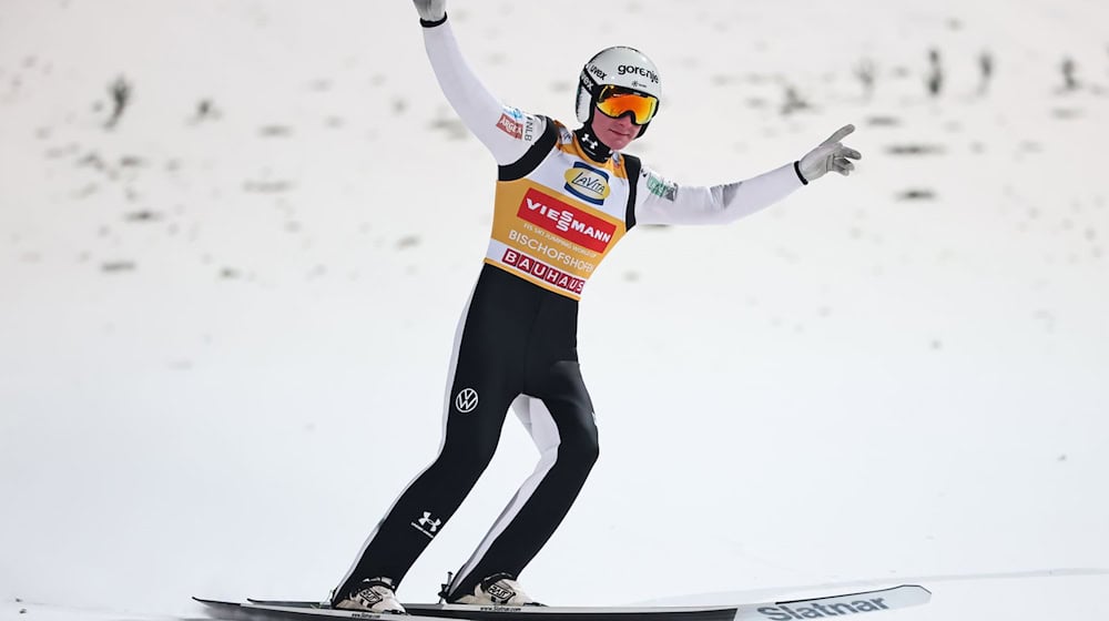 Der Slowene Prevc will seinen nächsten Titel einfahren. (Archivbild) / Foto: Daniel Karmann/dpa