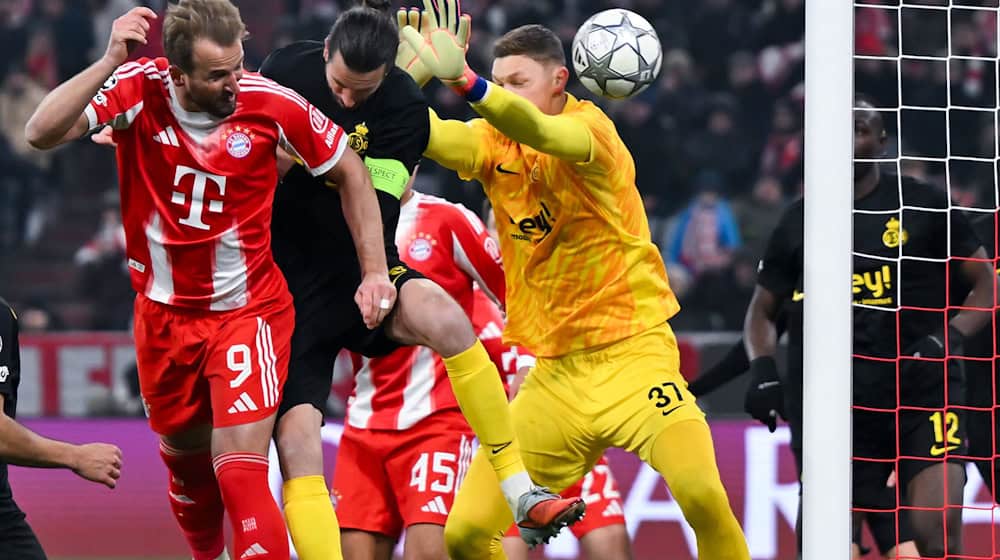 Der Führungstreffer von Harry Kane ebnete den Weg für den FC Bayern. / Foto: Sven Hoppe/dpa