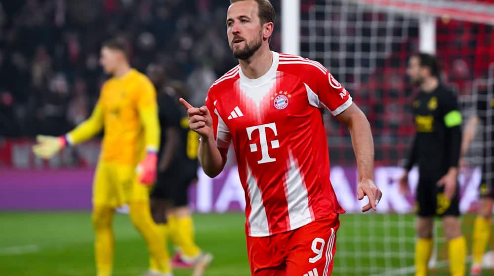 Für jedes Tor ein Schnitzel: Harry Kane spricht eine leckere Lieferung. / Foto: Sven Hoppe/dpa