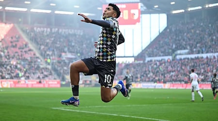 Traf doppelt für den FSV Mainz 05: Nationalspieler Nadiem Amiri. / Foto: Florian Wiegand/dpa