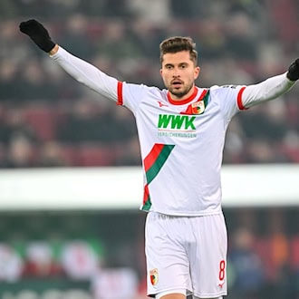 Elvis Rexhbecaj will mit dem FCA weiter jubeln. (Archivbild) / Foto: Harry Langer/dpa