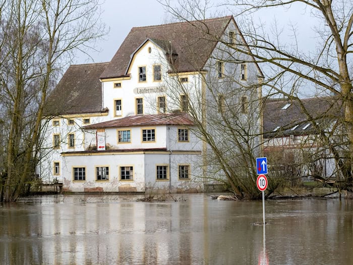 Nach den Hochwasserwarnungen zum Wochenanfang entspannt sich die Lage nun. (Archivbild) / Foto: Pia Bayer/dpa