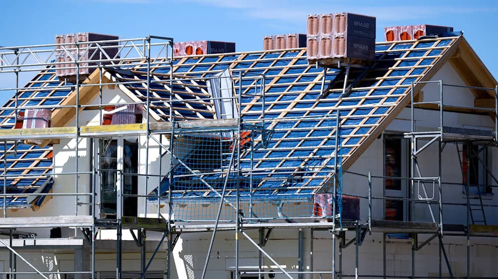 Vor allem Einfamilienhäuser legten 2025 zu. (Archivbild) / Foto: Sven Hoppe/dpa