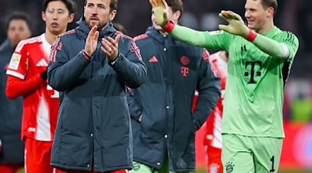 Bereit für das Topspiel: Harry Kane (l) und Manuel Neuer (r). (Archivbild) / Foto: Sven Hoppe/dpa