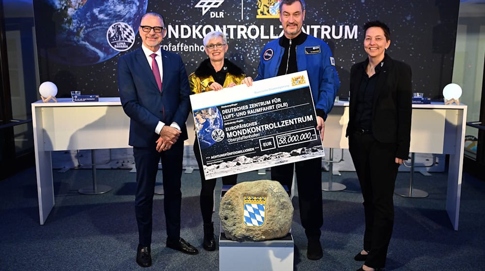 Bayern zahlt 58 Millionen Euro für das neue Mondkontrollzentrum. / Foto: Felix Hörhager/dpa