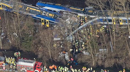 Die Bergung an der Böschung gestaltete sich schwierig. (Archivfoto) / Foto: picture alliance / Peter Kneffel/dpa