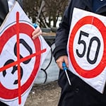 Nur wenige Wochen galt auf der Landshuter Allee wieder Tempo 50. (Archivbild)  / Foto: Peter Kneffel/dpa