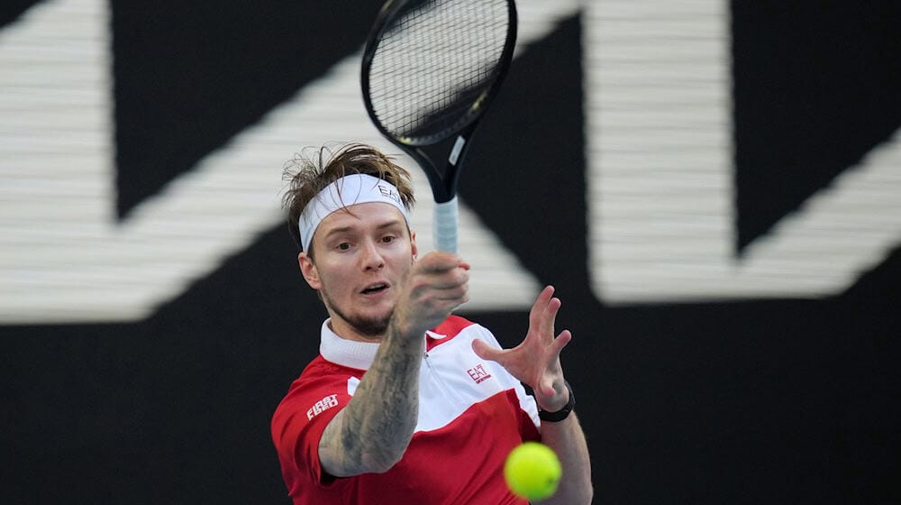  Alexander Bublik wird in diesem Jahr in München dabei sein. (Archivbild) / Foto: Dita Alangkara/AP/dpa