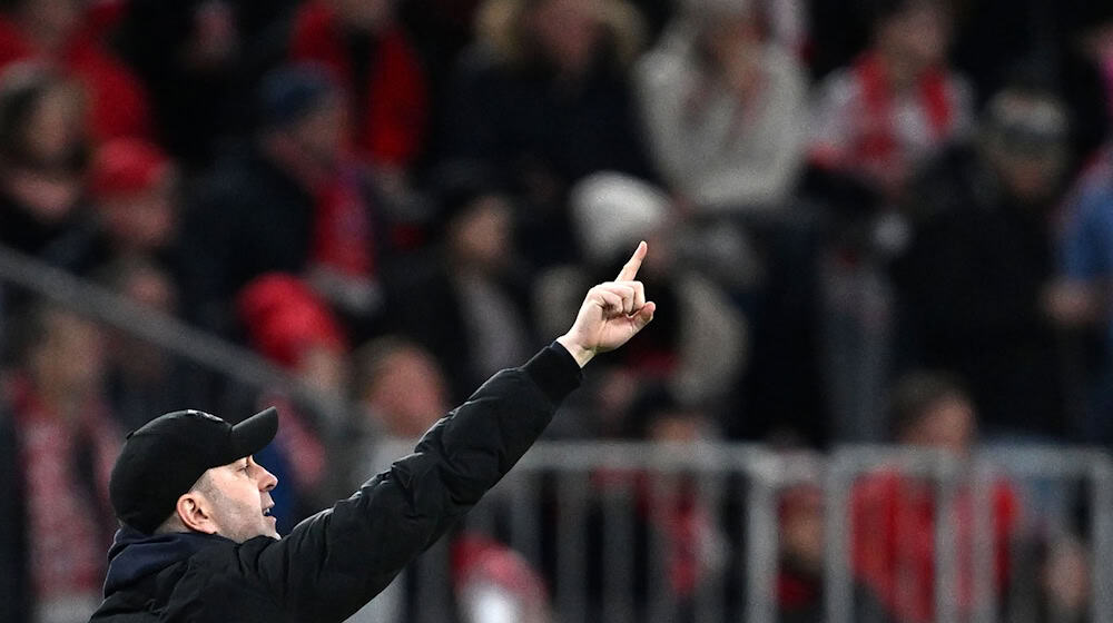 Ole Werner war nach dem 0:2 beim FC Bayern wütend auf die Schiedsrichter. / Foto: Sven Hoppe/dpa