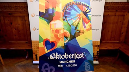 Das offizielle Motiv zum Oktoberfest 2026. (Archivbild) / Foto: Felix Hörhager/dpa