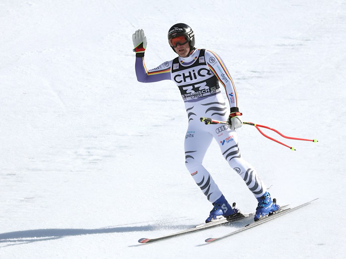 Romed Baumann ist in Garmisch-Partenkirchen letztmals im Ski-Weltcup gestartet. / Foto: Karl-Josef Hildenbrand/dpa