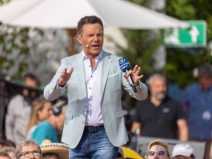 Moderator Stefan Mross. / Foto: Philipp von Ditfurth/dpa