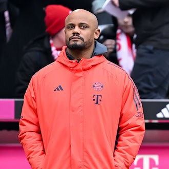 Saisonendspurt mit Samstagspielen für Bayern-Coach Vincent Kompany. (Archivbild) / Foto: Sven Hoppe/dpa