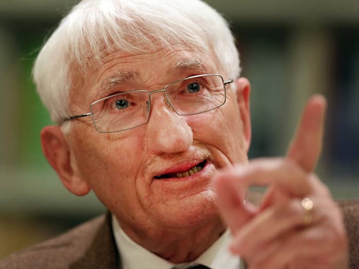 Habermas war für Bayerns Wissenschaftsminister Blume eine «intellektuelle Instanz». (Archivbild) / Foto: Martin Gerten/dpa