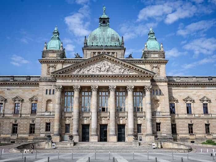 Das Bundesverwaltungsgericht verhandelt eine Klage der AfD gegen die Stadt Nürnberg. (Archivbild) / Foto: Jan Woitas/dpa