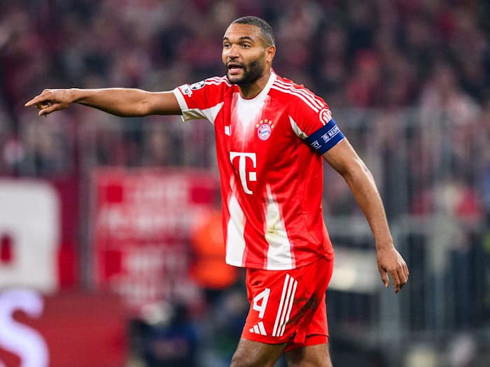 Einer von drei gesperrten Bayern-Profis. Jonathan Tah. / Foto: Tom Weller/dpa