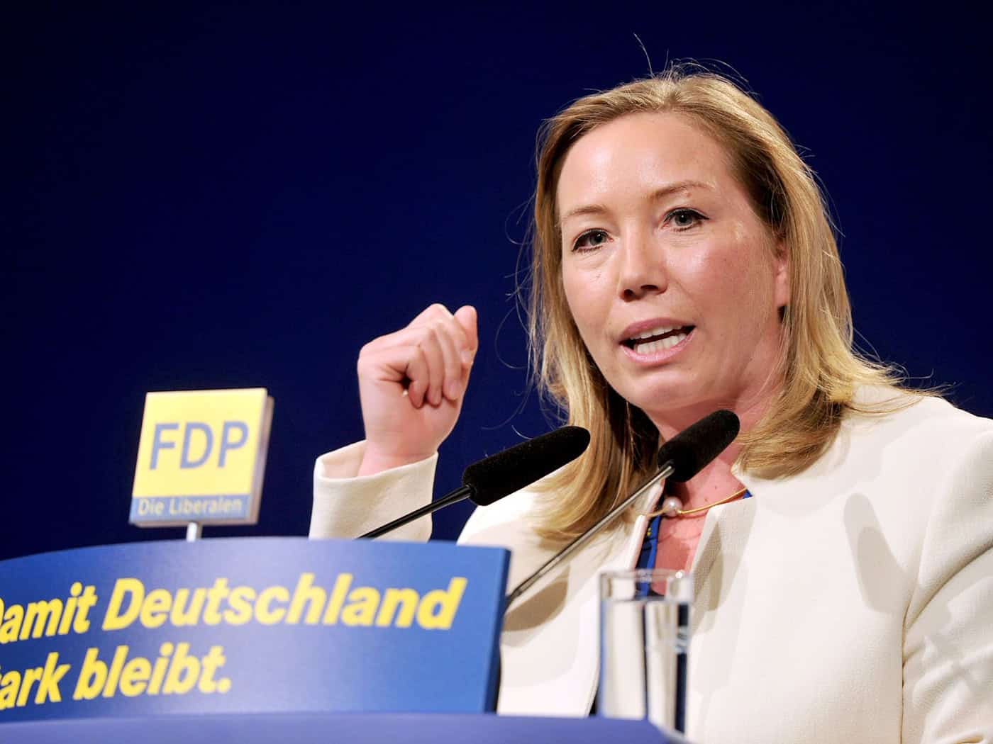 Miriam Gruß war einst eine wichtige FDP-Politikerin in Bayern, als die Liberalen Teil der bayerischen Staatsregierung waren. (Archivbild) / Foto: picture alliance / dpa