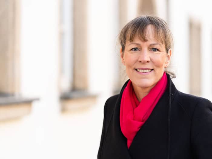 Muss in die Stichwahl: Eva Döhla, OB von Hof. (Archivbild) / Foto: Nicolas Armer/dpa