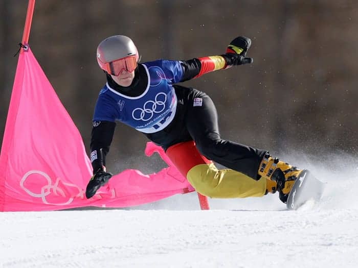 Cheyenne Loch im Einsatz bei den Olympischen Winterspielen in Livigno. (Archivbild) / Foto: Oliver Weiken/dpa