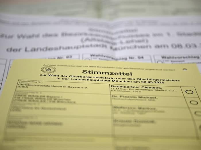 Am 8. März stehen die Kommunalwahlen in Bayern an. (Symbolbild) / Foto: Felix Hörhager/dpa