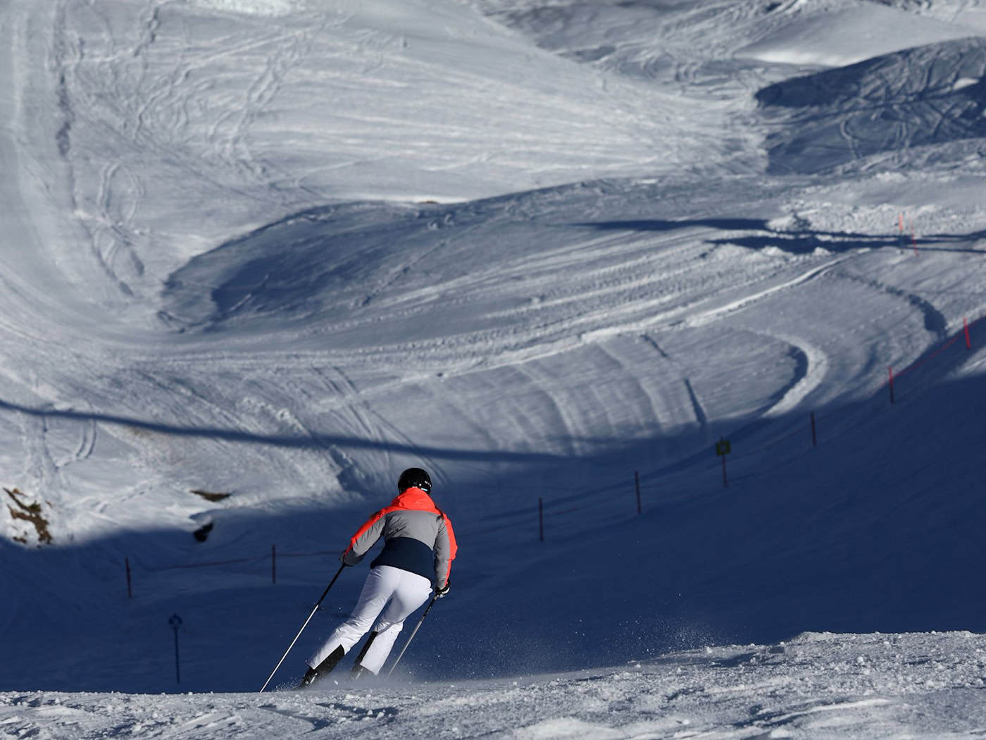 Für die Skifahrer soll am Fellhorn ein neuer Sessellift gebaut werden, Umweltschützer wollen dies verhindern. (Archivbild) / Foto: Karl-Josef Hildenbrand/dpa