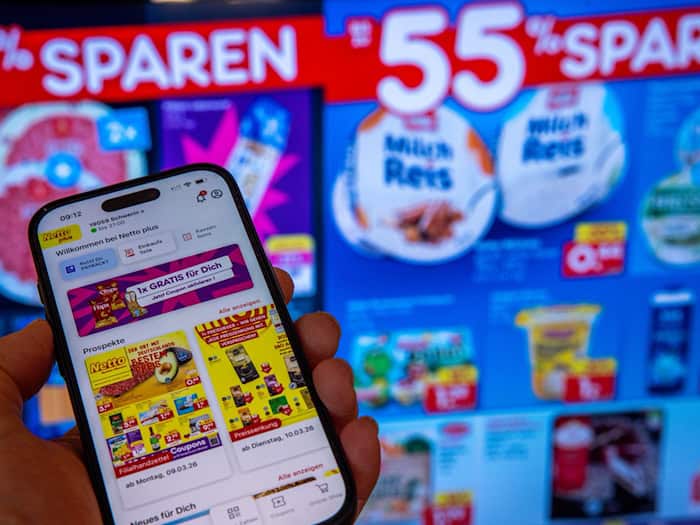Discounter Netto bietet Kunden in seiner App zusätzliche Rabatte an. (Symboldbild) / Foto: Jens Büttner/dpa