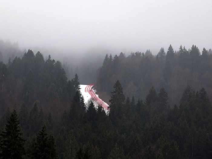 Nebel-Absage: Super-G fällt aus / Foto: Karl-Josef Hildenbrand/dpa