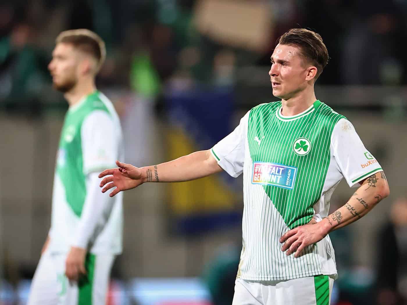 Fürths Topscorer Felix Klaus steht vor seinem Startelf-Comeback im Auswärtsspiel in Hannover. (Archivbild) / Foto: Daniel Karmann/dpa