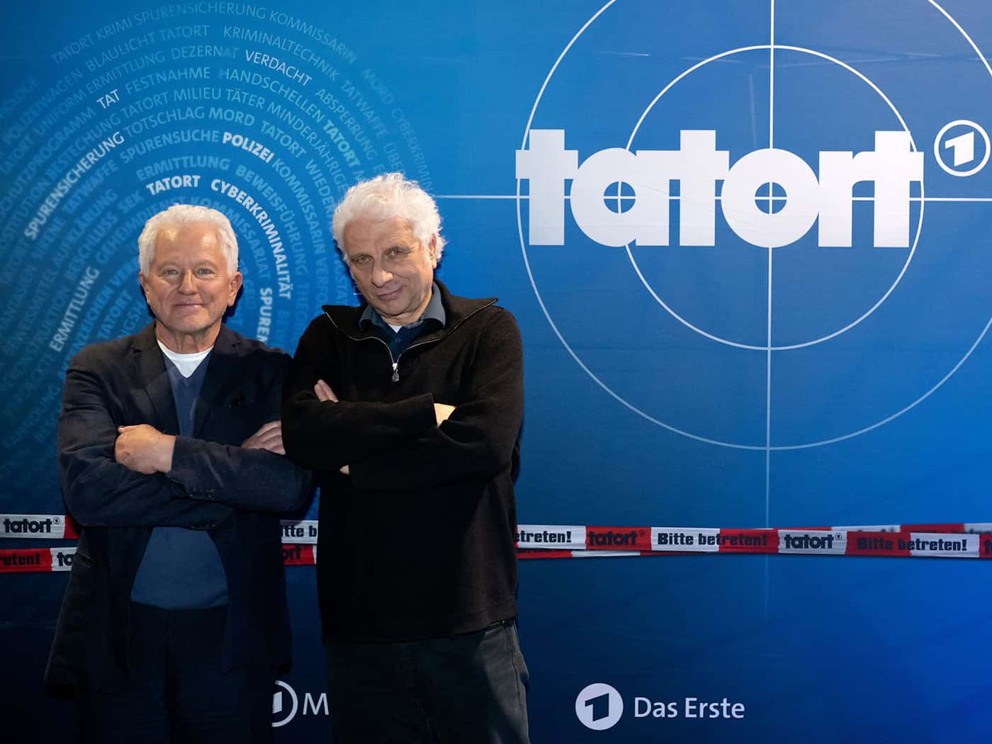 Nemec und Wachtveitl bei ihrer letzten «Tatort»-Premiere. / Foto: Sven Hoppe/dpa