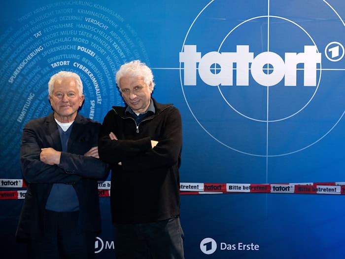 Nemec und Wachtveitl bei ihrer letzten «Tatort»-Premiere. / Foto: Sven Hoppe/dpa