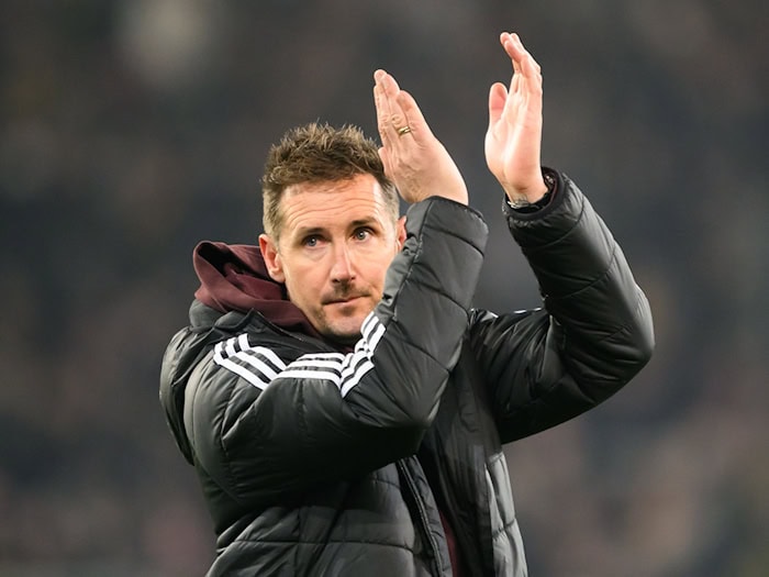 Miroslav Klose freut sich über die Gründung einer U21-Liga in Deutschland. (Archivbild) / Foto: Robert Michael/dpa