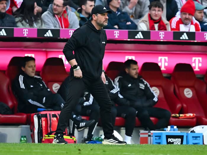 Steffan Baumgart sah in München nichts Gutes von seiner Mannschaft. / Foto: Sven Hoppe/dpa