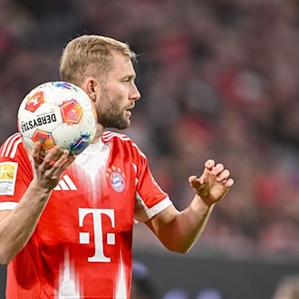 Verlängert Konrad Laimer beim FC Bayern? (Archivbild) / Foto: Harry Langer/dpa