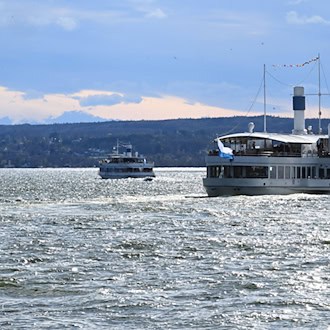Am Ostersonntag beginnt die Saison für die Bayerische Seenschifffahrt. (Archivbild) / Foto: Felix Hörhager/dpa